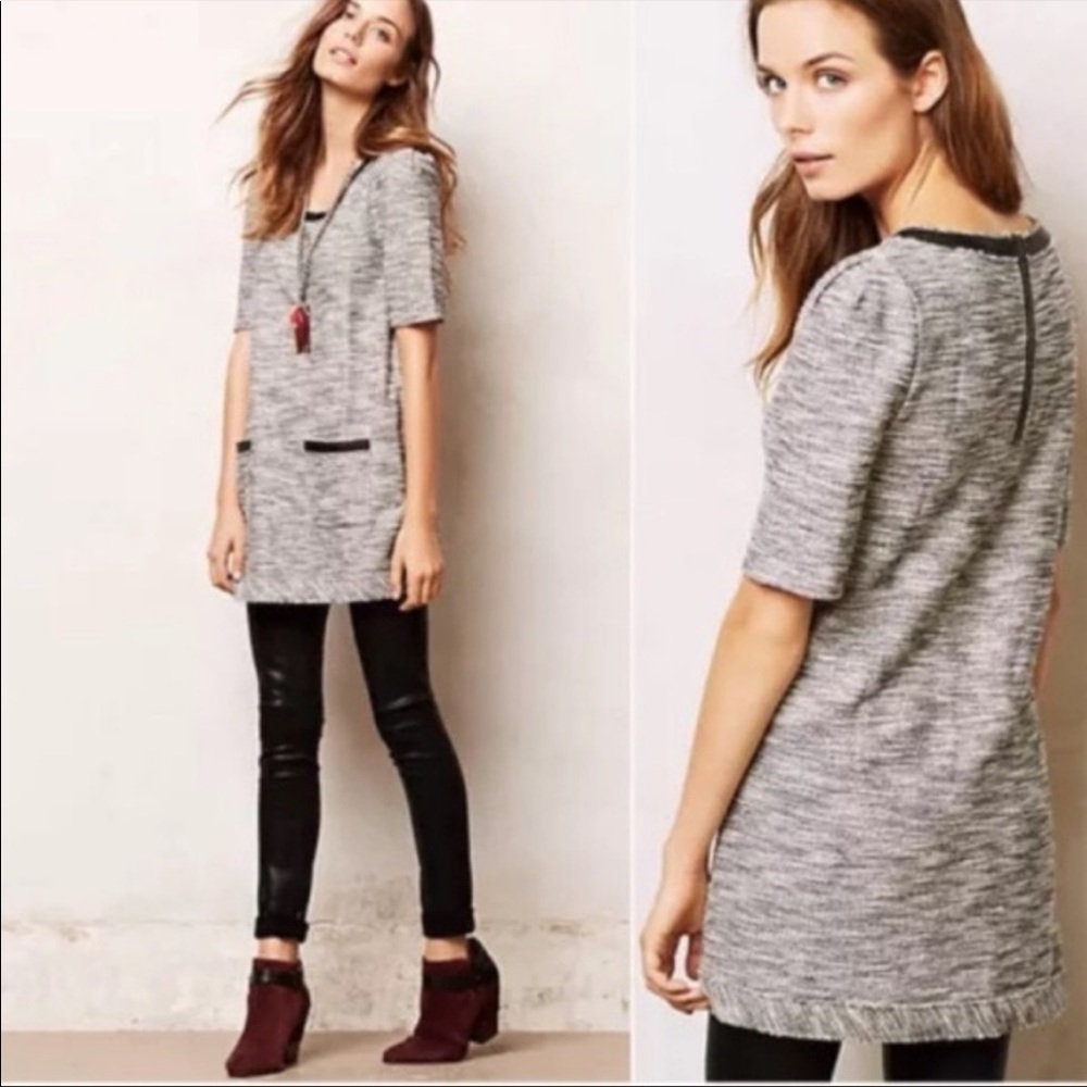 Postage Stamp Anthropologie Tunic Dress